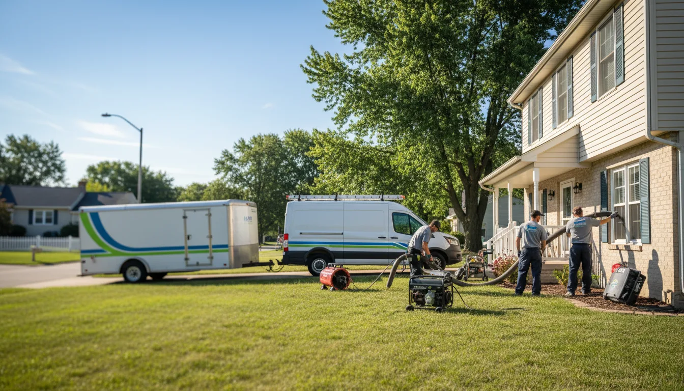 Flooded Basement Restoration And Cleanup With Repair in Hiland, WY near me